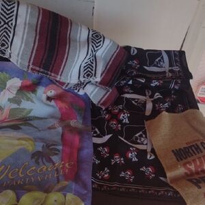 Colorful Parrot and Pirate Themed Items (5)